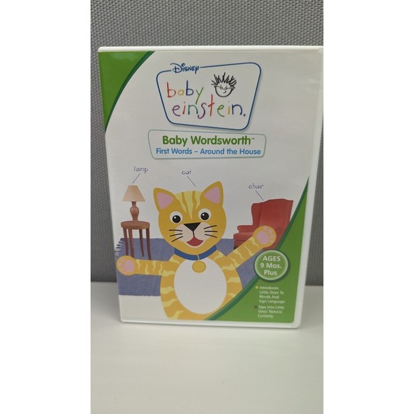 DISNEY BABY EINSTEIN BABY WORDSWORTH FIRST WORDS AROUND THE HOUSE - Picture 1 of 4